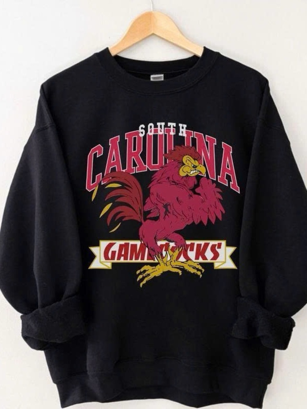 South Carolina Gamecocks Black Graphic Crewneck Sweatshirt